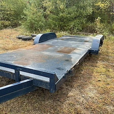 Mobile Blasting Trailer Build In House Fab Windham, ME 1